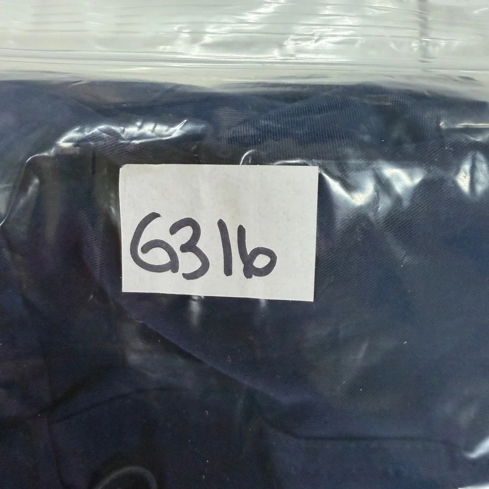 Figs Size‎ Large Cairo Cargo Scrub Straight Leg Pants Navy Blue Zip Button Mens
